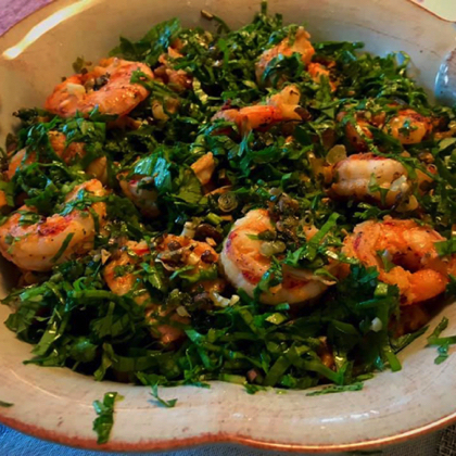 Spicy Herbed Shrimp