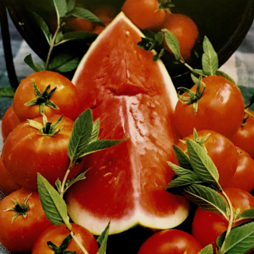 Watermelon, Tomato and Feta Salad